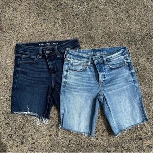 American Eagle Skinny Bermuda Shorts 2 Pair Deal! SIZE 6 EUC